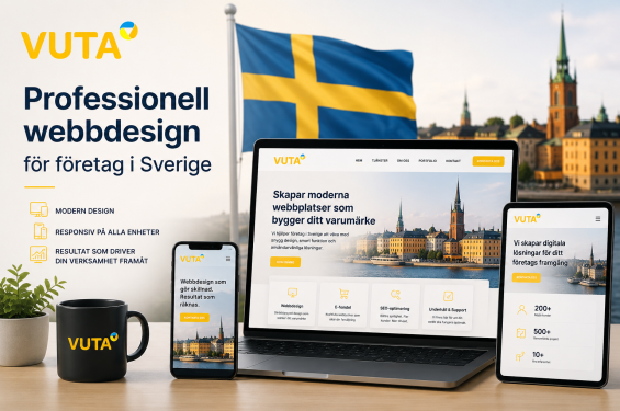 Professionell webbdesign för företag i Sverige