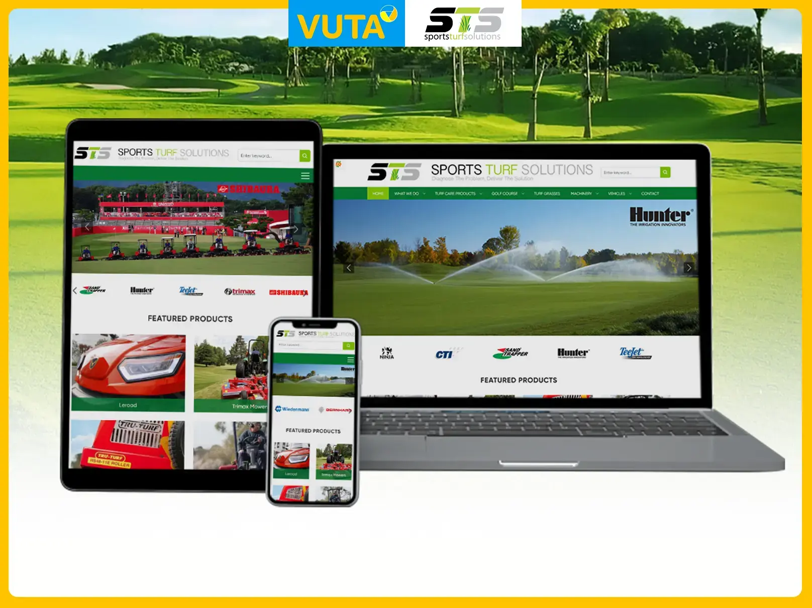 Webbplats för Sports Turf Solutions